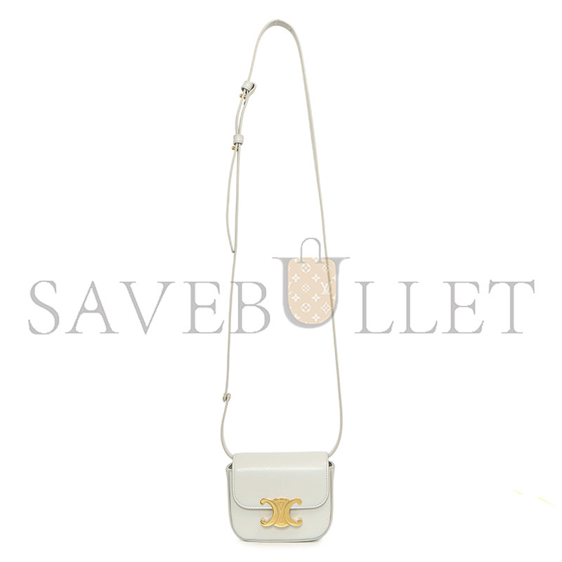 Ce1i*e grey calfskin mini claude (12*10*4cm)